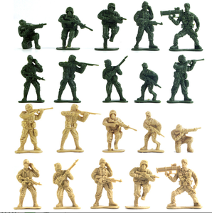 Mini figurines d'action en plastique, soldats, jeu <span class=keywords><strong>de</strong></span> <span class=keywords><strong>l</strong></span>'armée, vente en gros, 100 pièces - Product Image 6