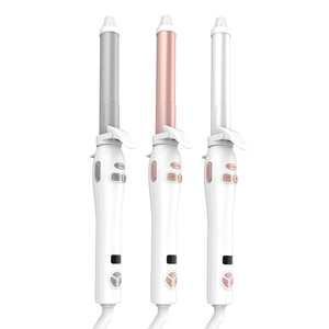 Mesky personalizado cerámica Etiqueta Privada giro automático 360 giratorio <span class=keywords><strong>cónico</strong></span> maíz cálido Clip onda peinado trenzado <span class=keywords><strong>rizador</strong></span> de pelo - Product Image 1