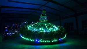 Bee King Dom 32-คนหมุนเครื่องเล่นไฟฟ้าไฟเบอร์กลาสสวนสนุกสำหรับสวนแทรมโพลีนพา<span class=keywords><strong>ร์</strong></span>ค - Product Image 5