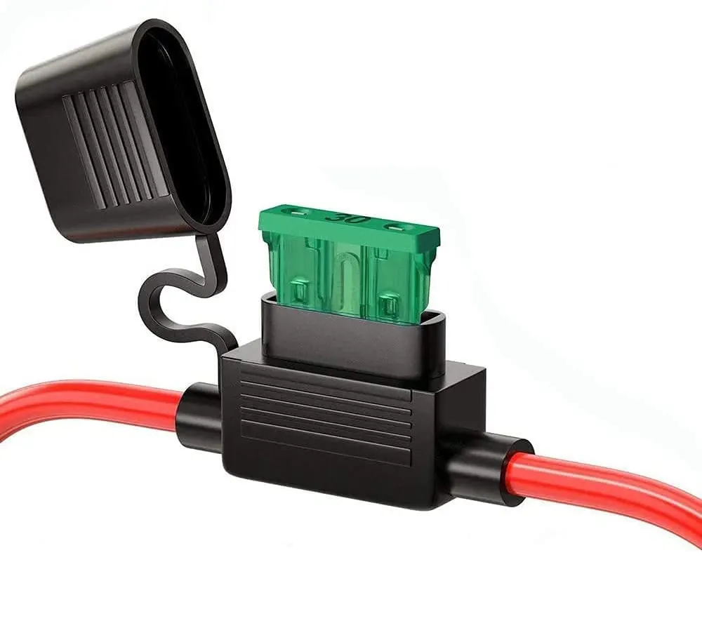 12 AWG Встроенный держатель предохранителя с 30 А ATC/ATO плавкий предохранитель