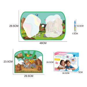 Livre de dessin à l'eau magique portable pour enfants, style animaux de dessin animé, réutilisable, éducatif, <span class=keywords><strong>en</strong></span> toile, pour le <span class=keywords><strong>voyage</strong></span>, <span class=keywords><strong>en</strong></span> vente - Product Image 4