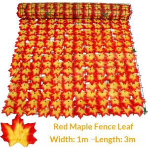 سياج نباتي اصطناعي منقوش بأوراق الورد الخضراء لتزيين الشرفة والفناء، مناسب للتصوير الخارجي - Product Image 3