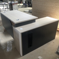 Poste de travail moderne pour ordinateur, petite Table de travail, bureau en bois pour 2 personnes, bureau du personnel