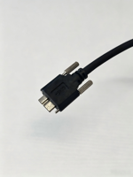 Kabel USB 3.0 Vision USB Tipe A Male ke Micro-B Male yang Dapat Dikunci untuk Perangkat Pencitraan Berkecepatan Tinggi