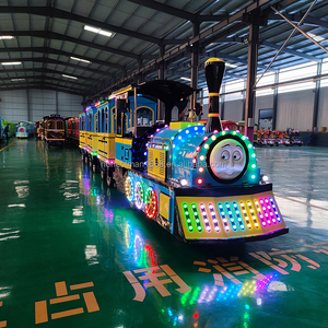รถไฟท่องเที่ยวสำหรับผู้ใหญ่ในร่มในห้างสรรพสินค้า รถไฟไฟฟ้ากลางแจ้งแบบไม่มีราง รถไฟสนุกสำหรับเด็ก - Product Image 5