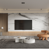 Console multimédia en bois naturel sans poignées, minimaliste, blanche, laquée, pour appartement