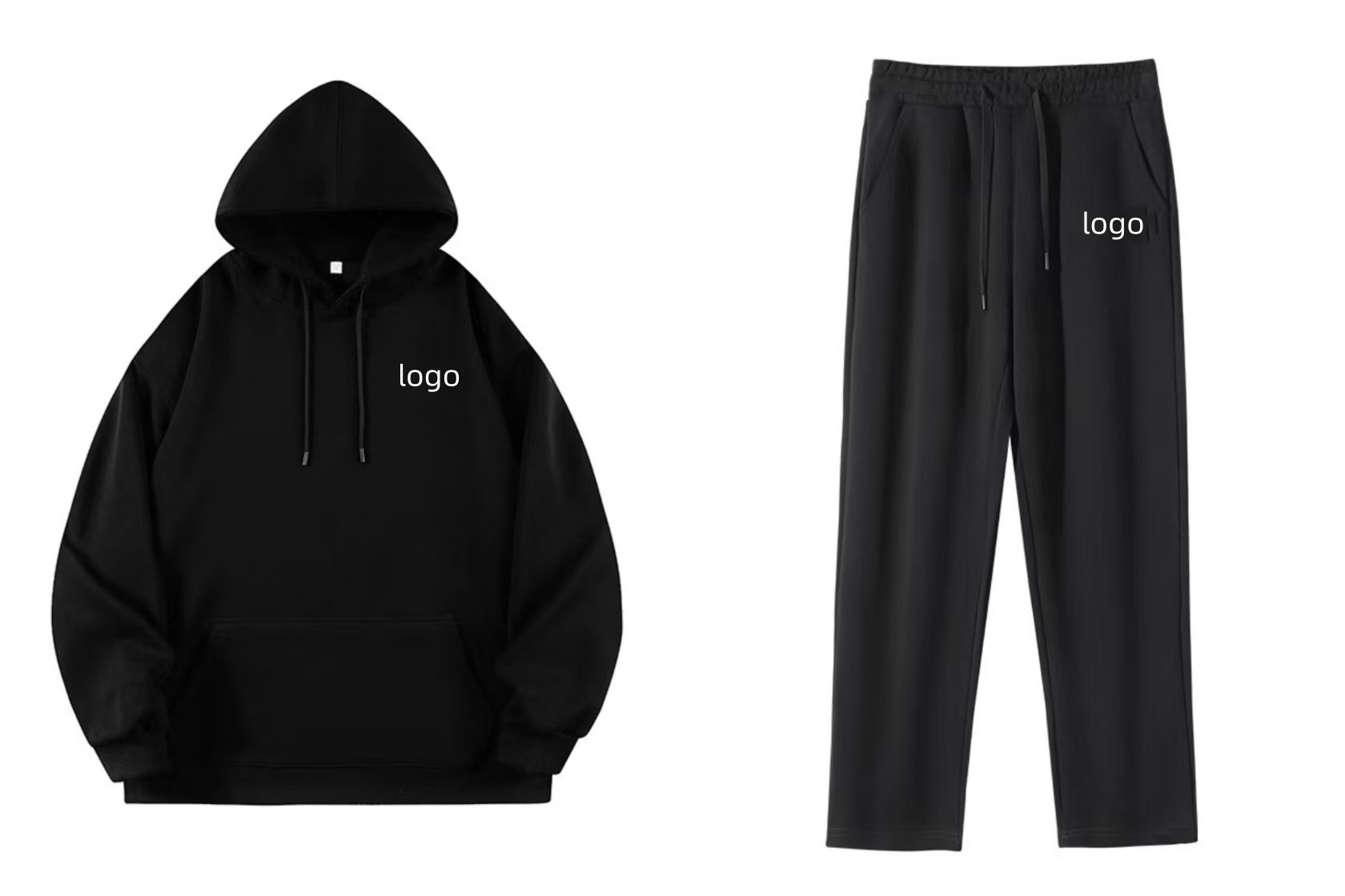 Black Hoodie set
