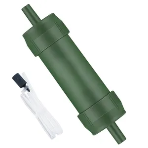 Yürüyüş kamp Survival açık Mini Waterfilter saman su filtresi