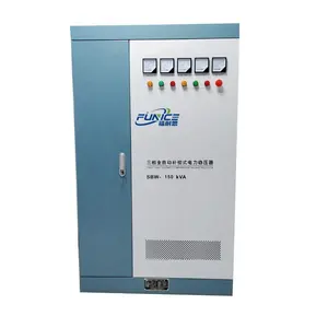 Three Phase Automatic AC Voltage Regulator Stabilizer OEM Manufacture 380V SBW 50Kva 600kva Power Union Independent Control