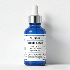 Siero Viso Idratante Anti-Età e Anti-Rughe con GHK-Cu, Peptidi di Rame Blu e EGF, 30ml, Prodotto per la Cura della Pelle a Marchio Privato - Product Image 1
