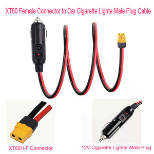 Adaptateur de cigarette de voiture 12V-36V prise mâle vers câble de connecteur XT60H-F allume-cigare vers câble d'extension femelle XT60 - Product Image 3
