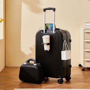 Trolley <b>Suitcase</b> 20 Inch Combination Lock Spinner Wheels Waterproof Unisex Leisure Travel <b>Suitcase</b> - Product Image 2