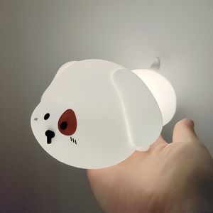 Luz nocturna portátil con sensor de movimiento para cachorros, para niños, de silicona, LED, USB, recargable, con control táctil, para habitación de bebé - Product Image 4