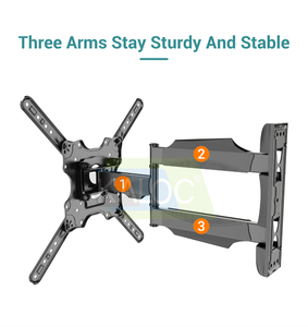 Supporto da parete per <span class=keywords><strong>TV</strong></span> Kaloc, vendita diretta dalla fabbrica, 32-<span class=keywords><strong>55</strong></span> <span class=keywords><strong>pollici</strong></span>, economico, flessibile, con <span class=keywords><strong>staffa</strong></span> X4 - Product Image 3
