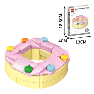 HY DRSTAR Set Educativo di Blocchi per Costruire Dessert, Giocattolo in Plastica ABS Compatibile con <span class=keywords><strong>Lego</strong></span> per Bambini - Product Image 3