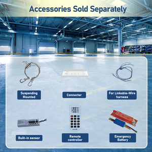 Tira de Luz LED Lineal de 2 pies/4 pies/8 pies |   Fuente de Alimentación Opcional de 32W/40W/50W/64W |   Garantía de 5 Años |   Para Oficina y Supermercado - Product Image 4