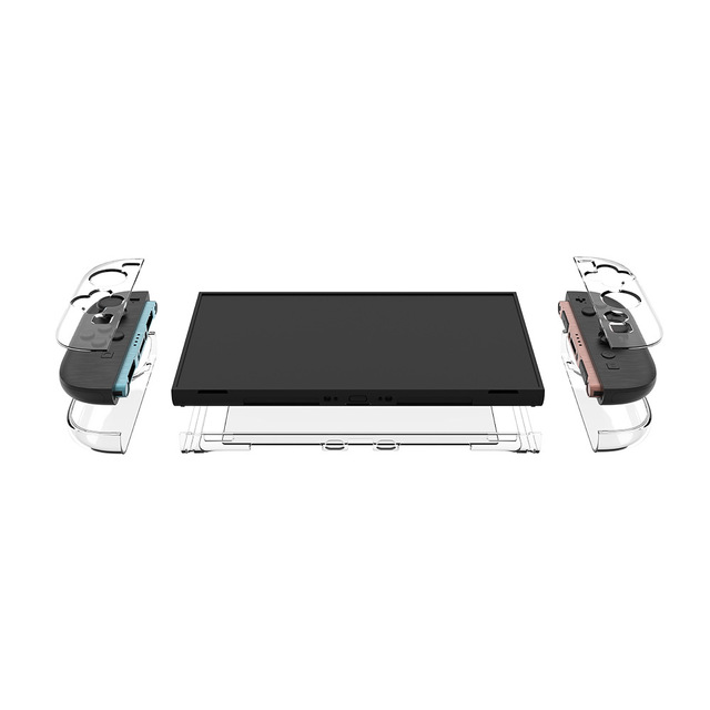 Detachable Clear Dockable Case for Nintendo Switch 2 2025 Protective PC Shell Case Slim Design Transparent Controller Cover