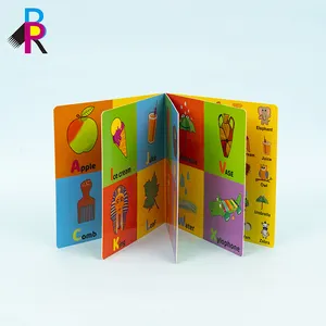 Nouveaux livres colorés pour enfants au design à la mode avec stratification brillante