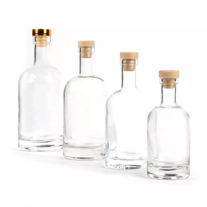 Tùy Chỉnh 200Ml 375Ml 500Ml 700Ml 750Ml 1000Ml Tequila Gin Whiskey Rượu Chai Vodka Chai Thủy Tinh Với Nút Chai - Product Image 5