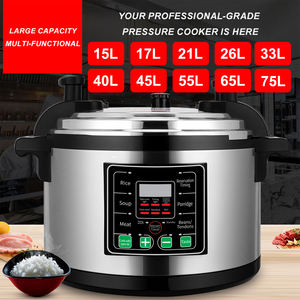 <span class=keywords><strong>Olla</strong></span> <span class=keywords><strong>a</strong></span> Presión Eléctrica Multifuncional de Acero Inoxidable de <span class=keywords><strong>15</strong></span> <span class=keywords><strong>Litros</strong></span>, 17 <span class=keywords><strong>Litros</strong></span>, 21 <span class=keywords><strong>Litros</strong></span>, con Pantalla LED para Uso Doméstico o Hotelero, Color Plateado - Product Image 2