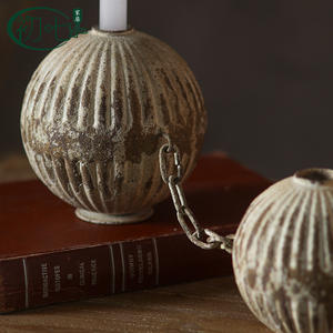 Juego de cuatro portavelas de hierro estilo marroquí, decoración redonda para mesa, decoración del hogar, Navidad, boda, estudio. - Product Image 3