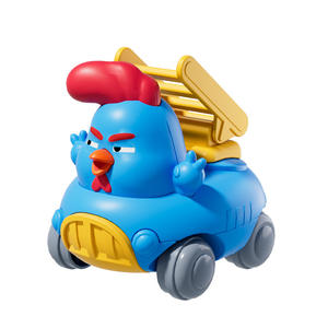 YD TOYS Nuevo Coche de Juguete de Plástico con Diseño de Pollo de <span class=keywords><strong>Dibujos</strong></span> <span class=keywords><strong>Animados</strong></span>, Inercial, de Ingeniería, Multiarticulado y Móvil, Divertido para Niños, Escala 1:5, Venta al por Mayor - Product Image 5