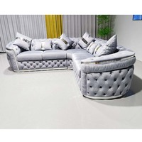 Venta de fábrica muebles sofá conjunto de lujo sala de estar turco personalizable sala de estar sofás de lujo de alta calidad