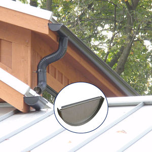 ฝาปิดรางน้ำฝนอะลูมิเนียมอัลลอยด์แบบครึ่งวงกลม ขวา/ซ้าย แบบกำหนดเอง - Product Image 1