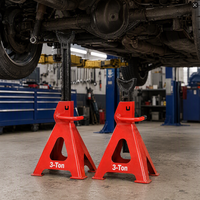 Béquilles de levage réglables en acier de 3 tonnes pour voiture, type cliquet, outils de réparation automobile, logo personnalisé, vente en gros, offres promotionnelles en vrac