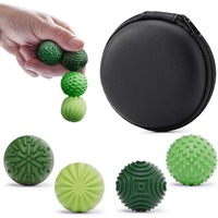 4 balles magnétiques en silicone pour la décompression, jouets anti-stress pour l'anxiété, l'ADHD, cadeau de bureau