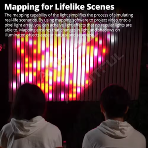 <span class=keywords><strong>Godox</strong></span> TP2R TP4R RGB <span class=keywords><strong>LED</strong></span> RGBWW Pixel Tube 2000K-10000K Lámpara de Luz de Relleno para Fotografía, Estudio, Grabación de Video y Vlogs - Product Image 2