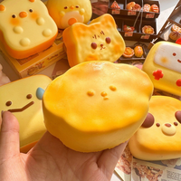 Jouet en silicone souple en forme de nourriture créative avec logo personnalisé - Marque Zoey Squishy pour les enfants de 14 ans et plus