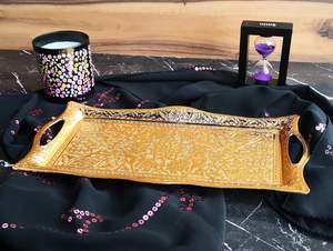 ถาดอลูมิเนียมเกรดสูงเป็นมิตรกับสิ่งแวดล้อมถาดเสิร์ฟเอนกประสงค์ขัดเงาสำหรับอุปกรณ์เสริมที่ใช้งานได้และมีสไตล์ - Product Image 5