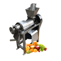 Industriële 304 roestvrijstalen lagermotor tandwiel spiraalpers sapcentrifuge machine hoge efficiëntie voor vers fruit