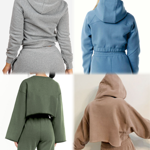 Conjunto de ropa elegante para mujer con logotipo personalizado exclusivo 2024 Conjuntos de pantalones y polos de 2 piezas para mujer de color sólido - Product Image 3