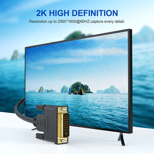 Hochgeschwindigkeits-DVI-Video monitor kabel von Stecker zu Stecker 1,5 M/2,7 M/3M/4,5 M/5M/10M/15M/20M Full <span class=keywords><strong>HD</strong></span> 1080P DVI-DVI-Kabel Schwarze Farbe - Product Image 4