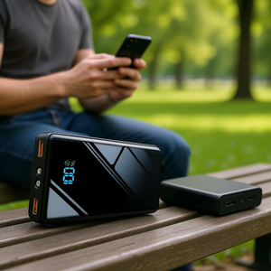 Batterie externe 20000mAh USB C à charge rapide avec écran LED, batterie portable pour téléphone - Product Image 2