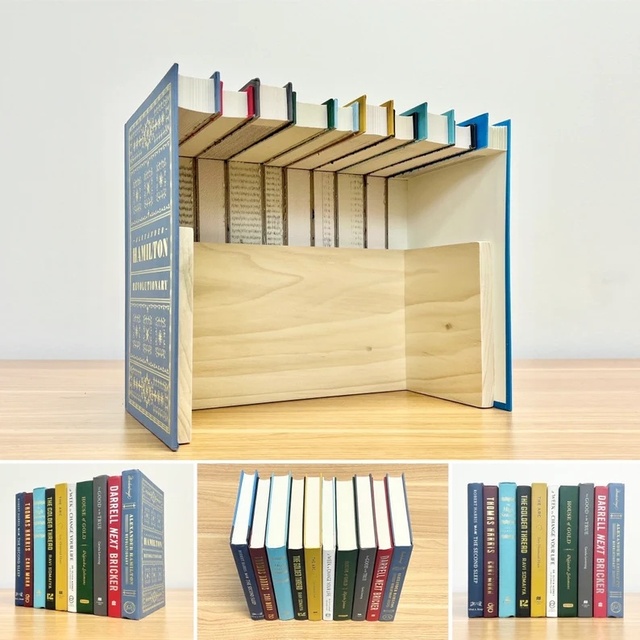 Hidden Storage Secret Book Box Electronics Hider | Hide Router, Cable, Modem, Cords, Plugs, Money, Jewelry | Made W/ Real Books