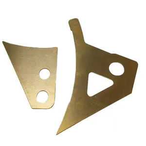 OEM custom sheet metal laser cutting service brass sheet plates laser cutting fabrication services laser cut brass parts