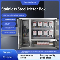 Ensemble complet personnalisé, coffret électrique triphasé 380V IP55 étanche, armoire électrique, éclairage public, contrôle et distribution de l'éclairage