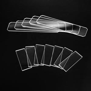 Pelat kaca persegi transparan kustom menyatu silika bening kuarsa substrat lembar kaca kuarsa UV - Product Image 2