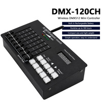 Console de contrôle DMX512 sans fil RZ Mini 120CH alimentée par batterie pour éclairage de scène, équipement de DJ pour scène, KTV, discothèque