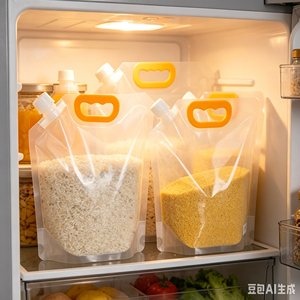 ถุงบรรจุอาหารสัตว์เลี้ยงแบบมีพวยกันฉีกขาด ขนาด 5 ลิตร สำหรับหลายสายพันธุ์ ใช้ในครัวเรือน ขายส่ง - Product Image 1