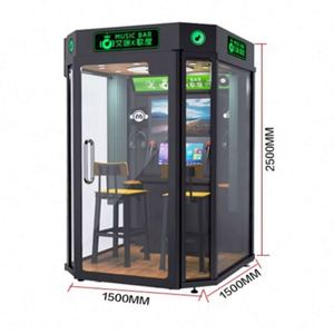 Karaoke Mobile Bar for Center" Tkv 2025 Amplifier <b>Speaker</b> with Mic and Bluetooth Sing Coin-operated Karoke "<b>Mini</b> Karaoke - Product Image 1