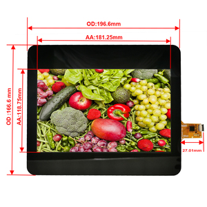 Bestar tùy chỉnh 8 inch IPS LCD hiển thị Module LCM BSD080WX1-206 TFT-LCD màn hình với LVDS giao diện 1280*800 Độ phân giải - Product Image 3