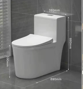 สุขภัณฑ์ชิ้นเดียวแบบทันสมัย เซรามิก ระบบวอชดาวน์ สำหรับใช้ในบ้าน - Product Image 5