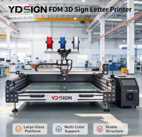 Mesin Printer 3D Komersial untuk Pembuatan Huruf Tanda Besar Bercahaya 10000pcs/bulan, Produk Baru Tersedia