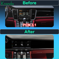 Krando 12,3-Zoll Android Autoradio Multimedia-System für Porsche Panamera 2011 - 2016, Fahrzeug-Headunit mit Wireless Carplay, 4G WIFI und Playstore