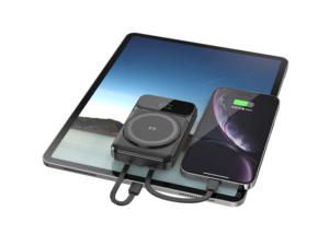 <span class=keywords><strong>Mag</strong></span> Batterie à chargement rapide sûre pour iPhone Charge rapide PD22.5W PowerBank magnétique sans fil Affichage LED avec câbles intégrés - Product Image 4