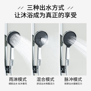 Himans R9 All Copper Shower <b>Set</b> Thermostatic Rain Spray <b>Massage</b> Home Use Chrome Plating - Product Image 4